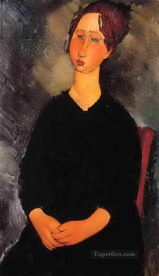 Pequeña sirvienta 1919 Amedeo Modigliani Pintura al óleo